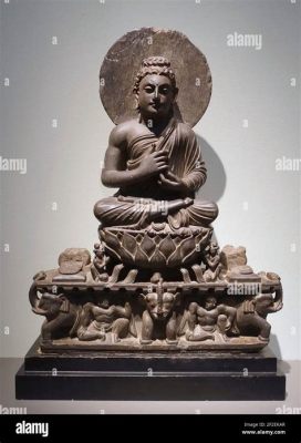 Buddha Sitting on a Lotus Throne - Unveiling the Exquisite Serenity and Spiritual Depth!