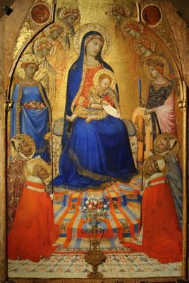  Maestà av Lorenzetti: En Blick av Himmelsk Pragt och Jordisk Ordning